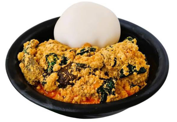 Semo / Fufu +Egusi 2 meats